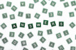 Answers - Clear Letters Against Blurred