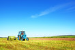 Tractor on a farmer field