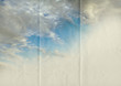 sky fade on paper