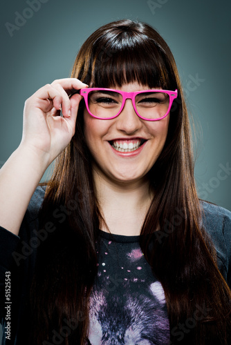 Photo: Young Happy Woman Laughing Young Happy Woman Laughing