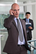 Businessman talking on his mobile phone