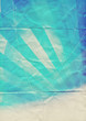Photo: abstract blue paper pattern abstract blue paper pattern