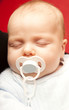 Close-up Of A Cute Sleeping Baby
