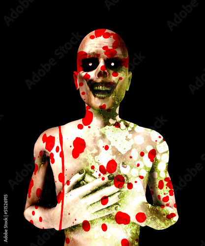 Illustration: Bloody Dead Zombie Bloody Dead Zombie