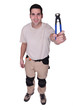 Man showing pliers