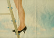 legs on ladder paper