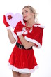 Photo: Woman dressed as Mrs Claus Woman dressed as Mrs Claus