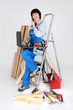 Equipped professional woman