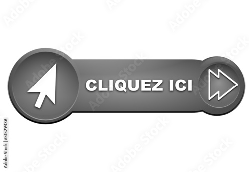 Vector: cliquez ici sur bouton gris cliquez ici sur bouton gris