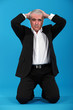 A desperate businessman