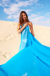 Photo: Woman in chiffon Woman in chiffon