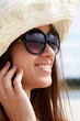 Woman on vacation