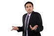 A perplexed businessman