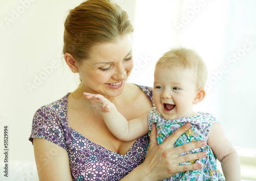 Photo: Woman with baby Woman with baby