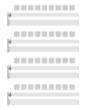 Guitar TAB Staff