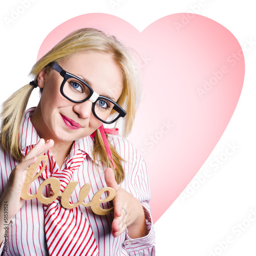 Photo: Hopeless romantic girl showing signs of love Hopeless romantic girl showing signs of love