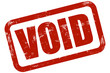 Grunge Stempel rot VOID