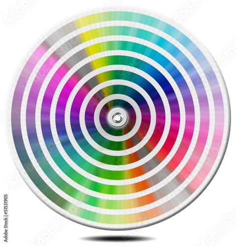 Illustration: Pantone Color Palette - blur circle Pantone Color Palette - blur circle