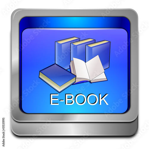 Vector: E-Book Button E-Book Button