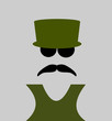 vintage military man