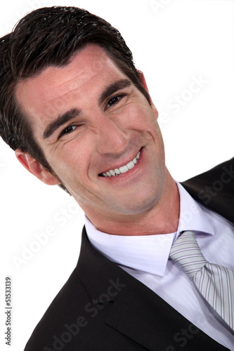Photo: Portrait of smiling man Portrait of smiling man