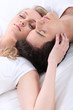Foto: Sleeping couple in bed Sleeping couple in bed
