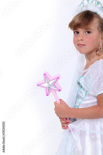 Photo: Girl dressed as princess Girl dressed as princess