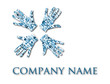 People Portrait Collage - hands company LOGO