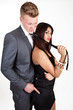Photo: Happy couple flirting Happy couple flirting