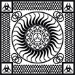 vector seamless texture with medieval - keltic - classic - ethni