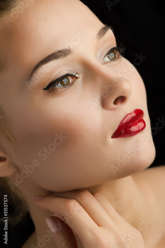 Photo: Portrait of a beautiful female model Portrait of a beautiful female model