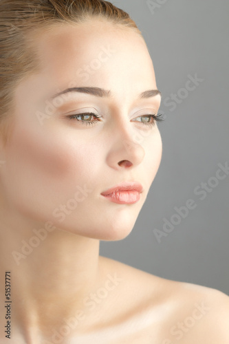 Photo: Portrait of a beautiful female model Portrait of a beautiful female model