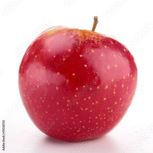 Photo: isolated red apple isolated red apple