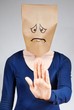 person symbolizing nay