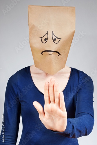 Photo: person symbolizing nay person symbolizing nay