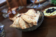 Photo: Bread in wooden basket Bread in wooden basket