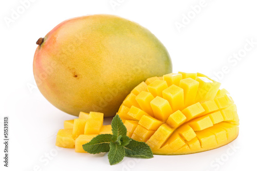 Photo: isolated mango isolated mango