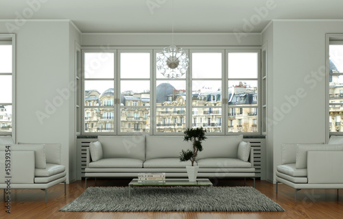 Illustration: Apartment Wohnzimmer Apartment Wohnzimmer