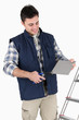 Photo: tiler working tiler working