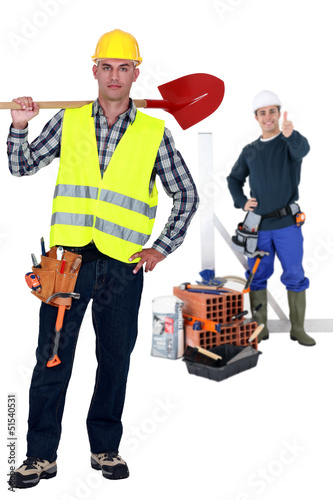 Photo: Construction duo Construction duo