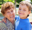 Grandmother with grandchild