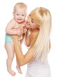Foto: Happy mother with baby Happy mother with baby