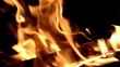 Close-up on Flames