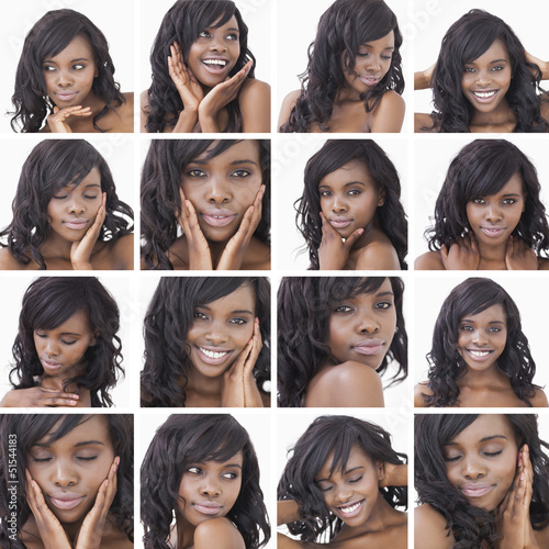 Photo: Collage of attractive woman Collage of attractive woman