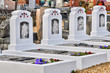 Ile de France, the cemetery of Triel Sur Seine