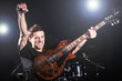 Guitar performer during the concert