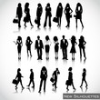 Business people silhouettes