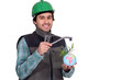 Man in a hard hat