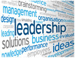 "LEADERSHIP" Tag Cloud (business excellence success challenge)