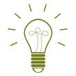 energie grün glühbirne